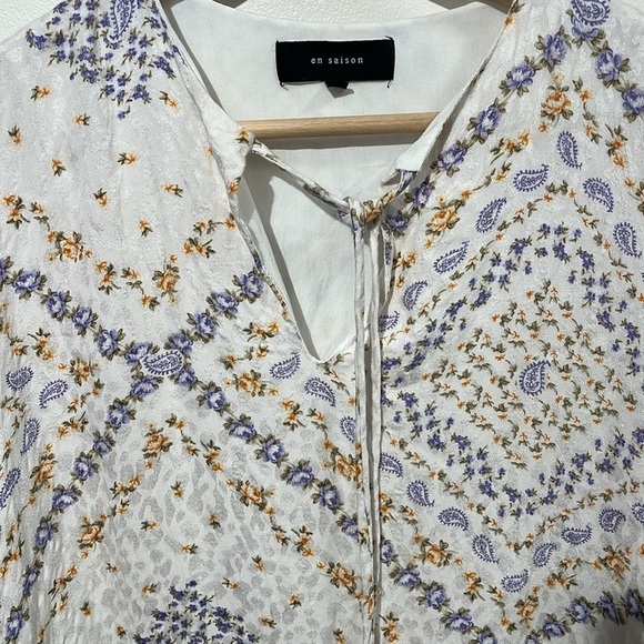 ⚡️En Saison Floral Boho Mini Dress - size small - Picture 6 of 9